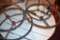 (4) Used Tractor Steering Wheels