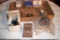 Assortment Of New Parts, Gauges, Condenser, Emblems, Switches, Voltage Regulator