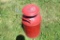 Milk Can Painted IH Red