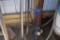 Fishing rods and metal rods with hooks