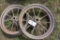 (2) Round Spoke Metal Rims