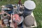 Hand Pump, (2) Heaters, Jack Stands, Eletrical Wire