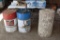 (2) 55 gallon barrels and large stump, 1 barrel has pump