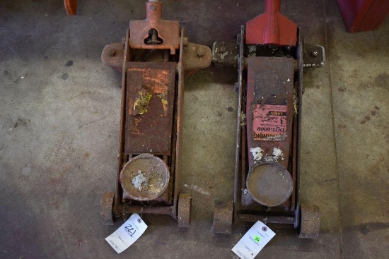 (2) 3 ton floor jacks