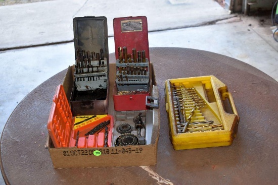 Hole saws, drill bits,