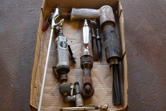 Central pneumatic air needler, central pneumatic die grinder , plus other air parts
