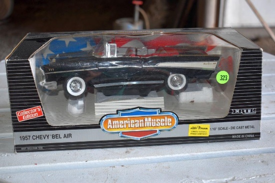 Ertl American Muscle 1957 Bel Air 1/18 Scale Model Car, With Box