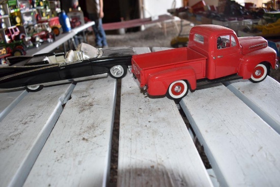 1/18 Scale Road Champs 1948 Pickup, Maisto 1959 Cadillac 1/18 Scale, Both In Played With