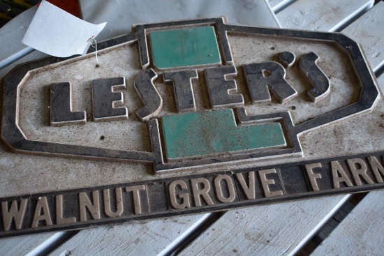 Plastic lesters Sign, 20'' x 12''
