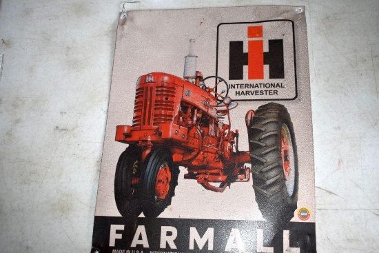 IH Farmall Tin Sign, 16'' x 12''