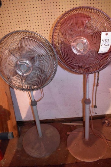 (2) 16'' Floor Fans