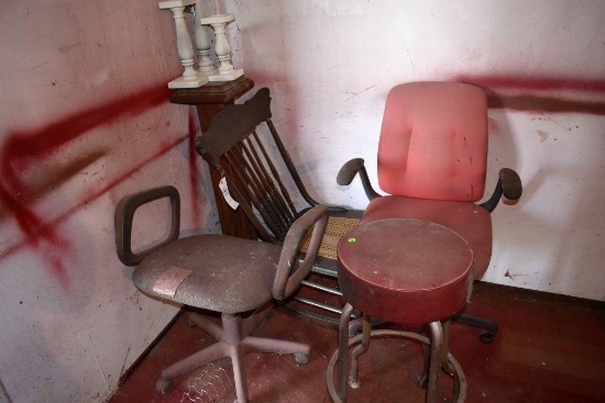 Oak Sewing Rocker, Other Chairs, Fern Stand