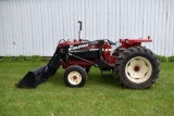 International 656 Utility, gas, restored, barred grill, fenders, 3 Pt. hitch, 540 PTO, draw bar