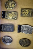belt buckles: Speccast, Lee, Farmall M, International Combine, IH Magnum, Speccast, Farmall H