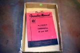 Farmall M,MV,IH Cub, Low Boy, 240, 340, operation manuals