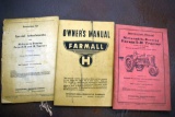 Farmall H instruction and operation manuals