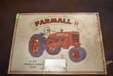 Tin Farmall H sign 16