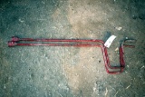Two long extension cultivator cranks, 46