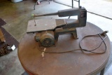 sears craftsman 16in scroll saw 1700 rpm, cut 2 in, cast iron base , table tilts