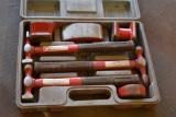Assorted body work hammers ,complete set