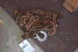 10ft log chain two hooks