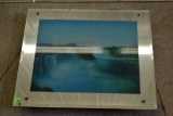 Light up picture of water falls