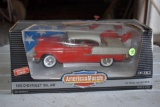 Ertl American Muscle 1955 Chrevrolet Bel Air, 1/18 Scale Model Car, Box