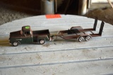 Chevy Pickup 1/24 Scale Model Truck With Trailer, No Box