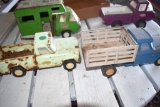 (4) 1970s Tonka Trucks All In Played With Condition