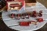 Ertl 815 Combine, Ertl 1660 Combine, (4) Farmall Tractors, Super Mta, 350, 300, 300 All In 1/43
