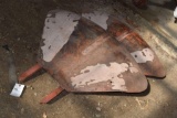 Rear tractor fenders partially restored