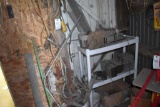 Assortment Of Jumper Cables, Old Radios, Shelf, Scrap Iron