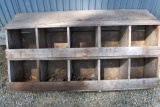 10 Place Wooden Nesting Box