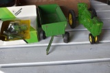 Ertl John Deere 70 1/16 Scale Model Tractor, No Box, Ertl John Deere Combine In Box, John Deere