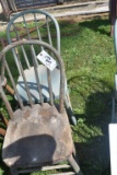 (2) Vintage Wooden Chairs