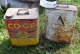 Allis Chalmers 1 Gallon Metal Can, Co-Op Can