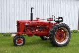 McCormick Farmall Super MTA, Restored, Belt Pulley, original seat included, Mid Hyd