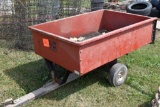 Agrifab 10 CU. Ft. Pull Type Metal Lawn Cart