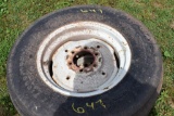 (2) 7.50x18 Tires on 6 Bolt Rims