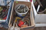 Assortment of hardware and marker lights