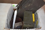 Ammo box, tool boxes, and hardware