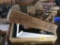 Box of Vintage Wood Planes and Wood Clamps
