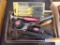Assorted Tools Including Wood Chisels, Hammer and Wrenches