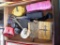 Box of Hole Saws, Multi Tool, Bench Biscuit, General Adjustable Circle Cutter, Snap Line and String