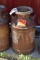 Antique Milk Can 10 Gal. With Lid