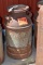 Antique Arco Dairies Milk Can With Lid, 10 Gal.