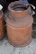 Antique Milk Can With Lid, 8 Gal