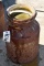 Antique Milk Can With Lid, 8 Gal