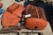 Assorted Allis Chalmers WD45 Parts, Including Tool Box, Fenders, Grill, Belt Pully, Draw Bar