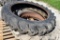 2 11.2-38 Goodyear Tires with Excellent Tread, Only One with Rim